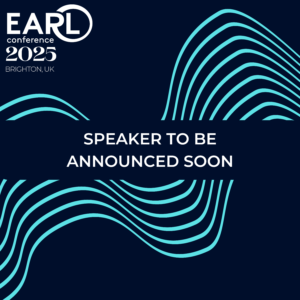 EARL Tech Conference: SPEAKER TO BE ANNOUNCED SOON