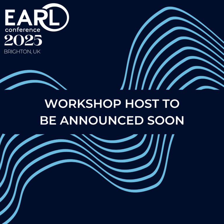 EARL Tech Conference: WORKSHOP HOST TO BE ANNOUNCED SOON